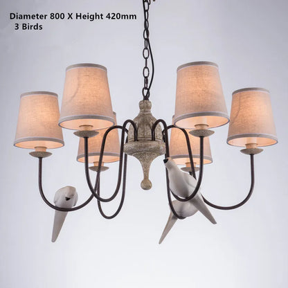 DecorBites™ Bird Lamp: Industrial Pendant Lights for Kitchen Island, Living Room, Bedroom & Restaurant