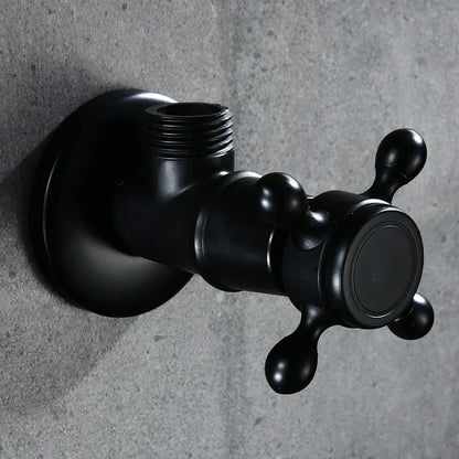 صمام مثلث من النحاس العتيق من DecorBites™ لحنفية المرحاض، قطعة غيار عالمية