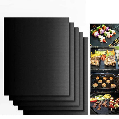 حصيرة شواء DecorBites™: لوح تسخين غير لاصق من الألياف، محمول وسهل التنظيف، ملحق شواء