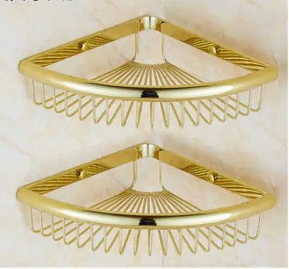 DecorBites™ Gold Bathroom Hardware Set for Towels, Paper, Brushes, and More