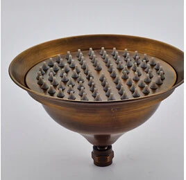 رأس دش نحاسي DecorBites™ مقاس 8 بوصات: بديل لصنبور الدش اليدوي لحمامك