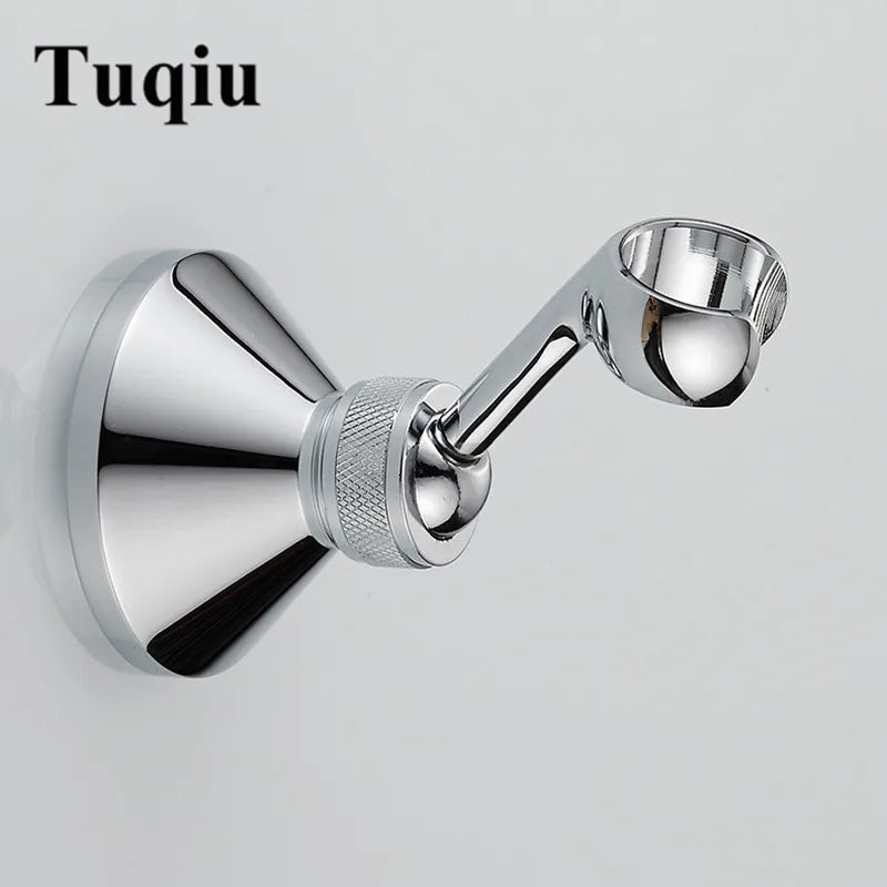 DecorBites™ Brass Hand Held Shower Head Holder Bracket Wall Mount Hook