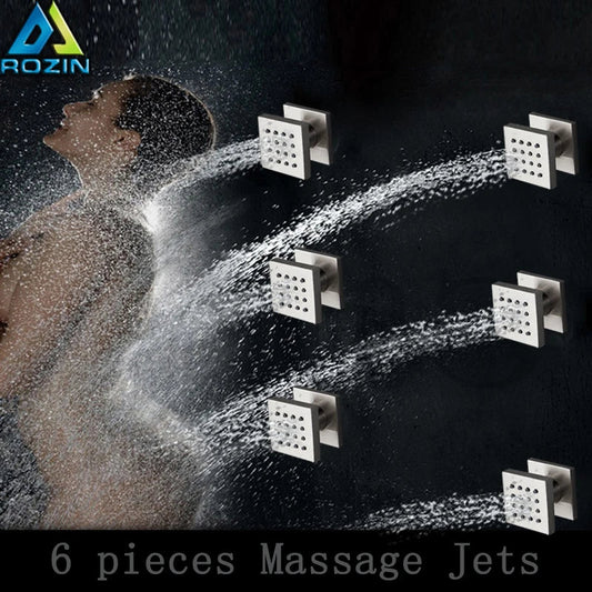 DecorBites™ 6-Piece Body Shower Massage Jets for Bathroom SPA Experience