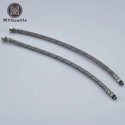 خرطوم سباكة صنبور ديكوربايتس™ من الفولاذ المقاوم للصدأ بطول 40 سم للمياه الساخنة والباردة