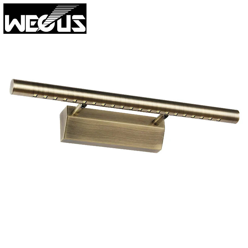 DecorBites™ مصباح مرآة حمام نحاسي 5 واط 7 واط مصباح LED للزينة 400 مم 500 مم