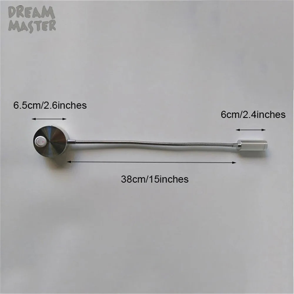 DecorBites™ LED Wall Lamp Flexible Bedside Reading Sconces