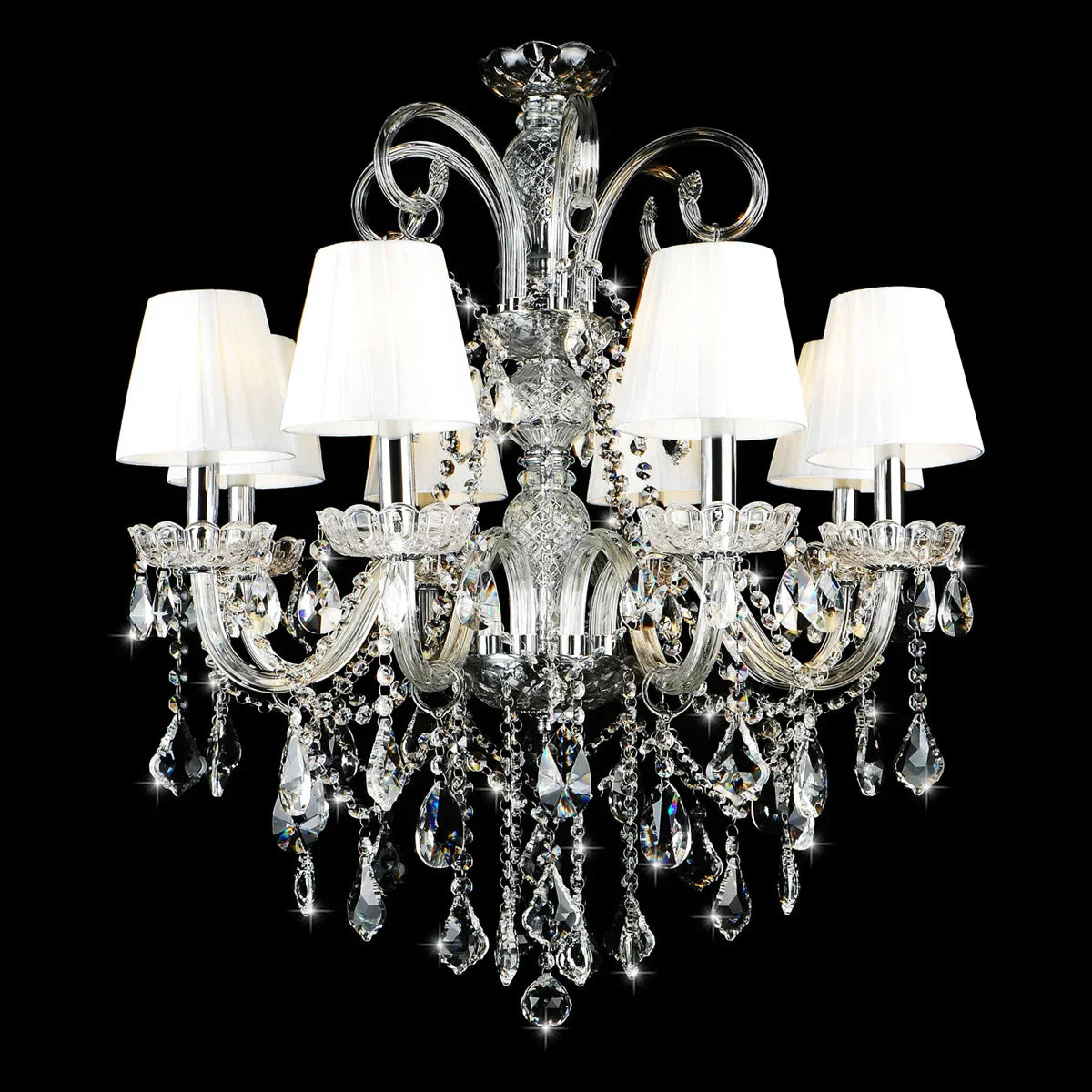 DecorBites™ Elegant Crystal Chandelier for Living Room Dining Bedroom