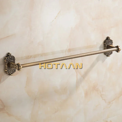 حامل مناشف نحاسي عتيق من DecorBites™ - إكسسوارات حمام مثبتة على الحائط