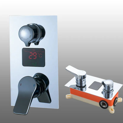 DecorBites™ Digital Shower Mixer with Intelligent Display Control - Chrome Finish