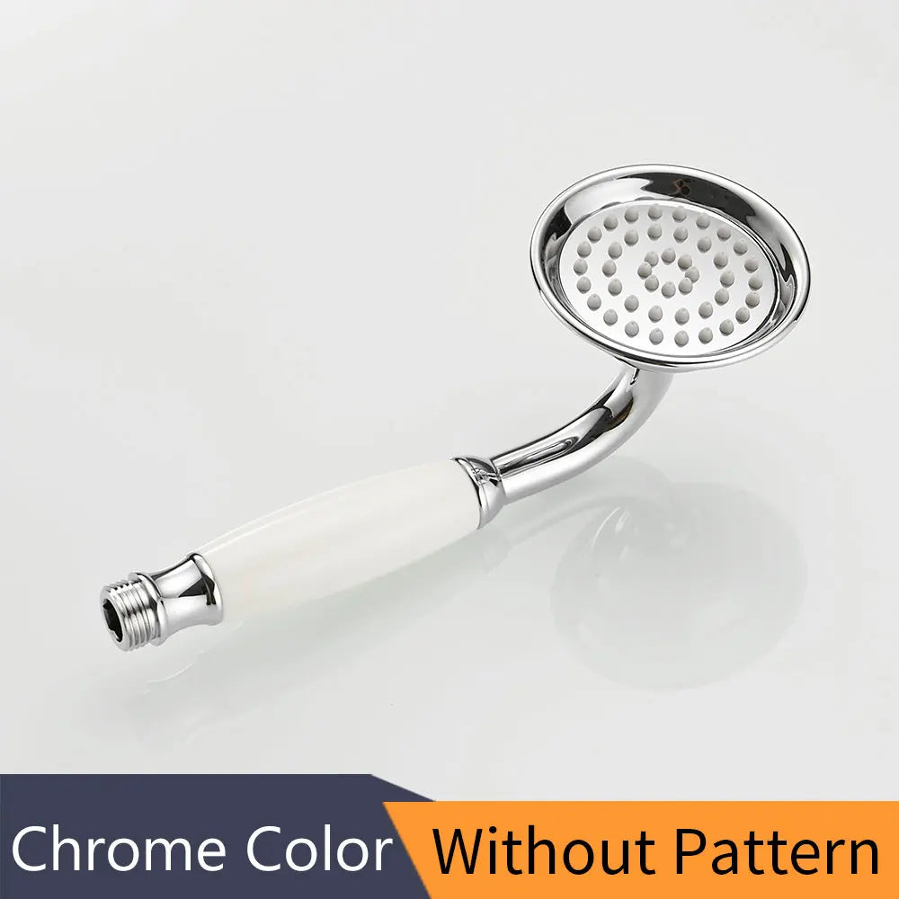 دش يدوي من DecorBites™ مصنوع من النحاس العتيق مع سيراميك فاخر - صنبور مطر دائري