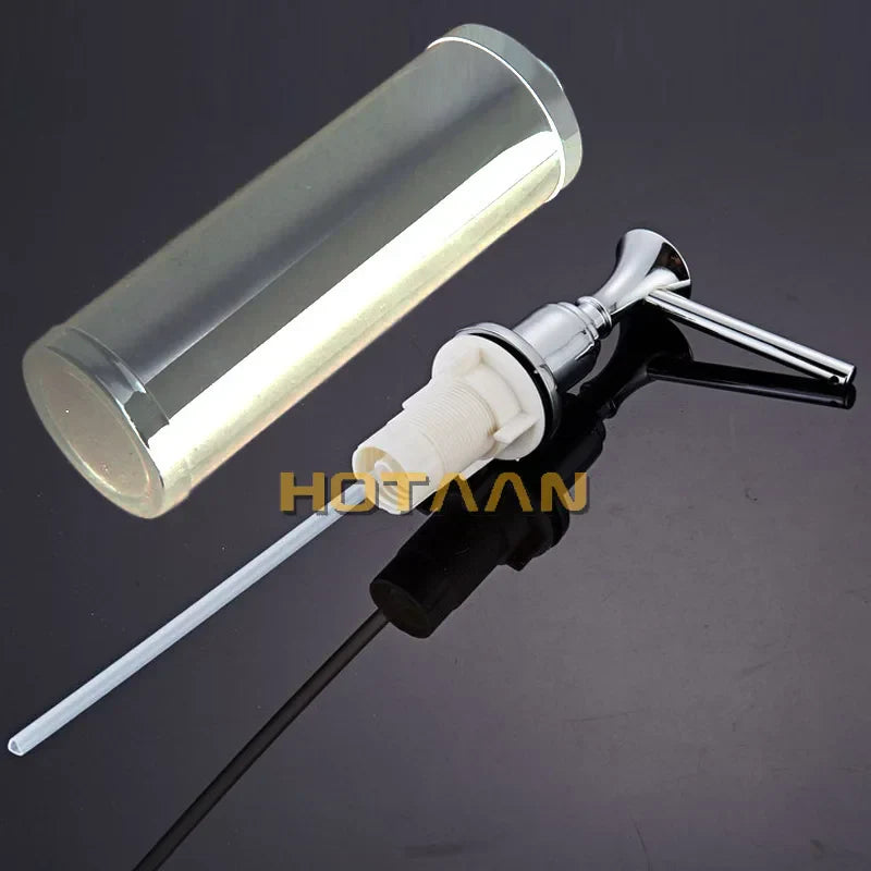 DecorBites™ Brass Head Stainless Steel Kitchen Sink Soap Dispenser - YT-2016