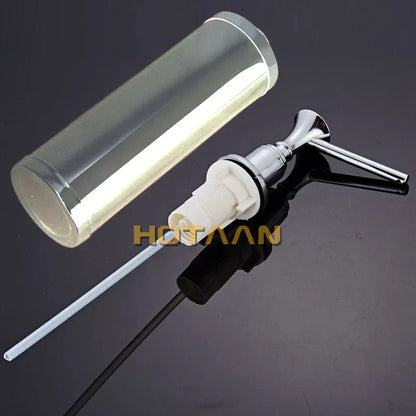 DecorBites™ Brass Head Stainless Steel Kitchen Sink Soap Dispenser - YT-2016