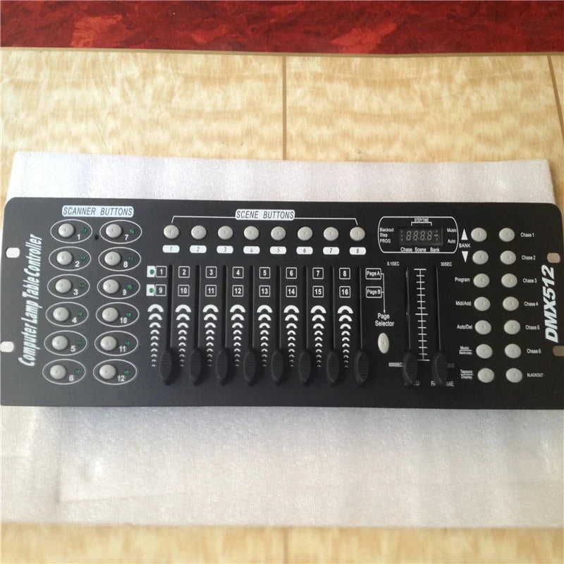 Decorbites™ DMX-Steuergerät für Bühnenbeleuchtung, DJ-Ausrüstung, LED-Par, Moving-Head-Scheinwerfer