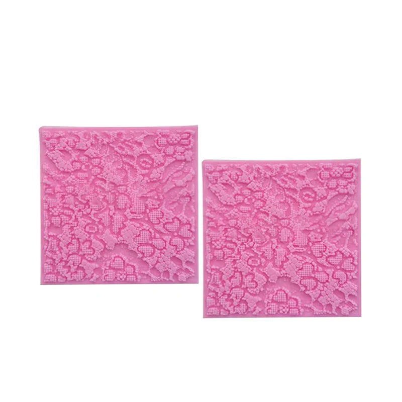 Decorbites™ Spitzenmuster Silikon-Kuchenform für DIY-Dessert-Dekoration