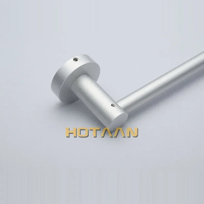 حامل مناشف الحمام المصنوع من الألومنيوم من DecorBites™، رف مناشف دائري مضاد للصدأ