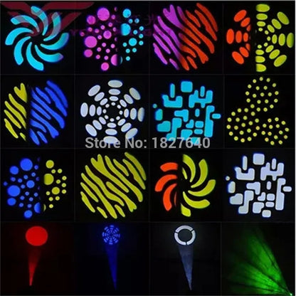 DecorBites™ 60W LED Spot Moving Head Light: High Brightness DJ Gobo Moving Heads