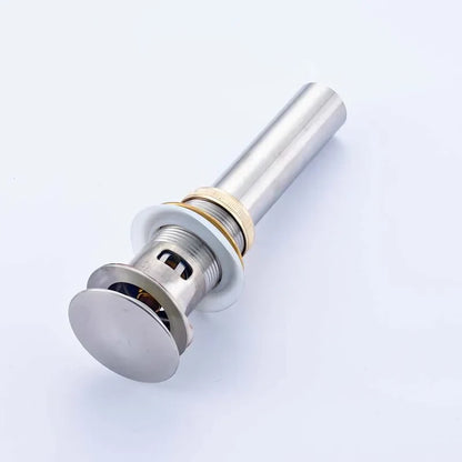 DecorBites™ Bathroom Sink Pop Up Drain in Chrome, Brushed Nickel, Golden Finish