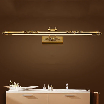 DecorBites™ Bronze Carved LED Vanity Light for Bedroom and Dressing Room