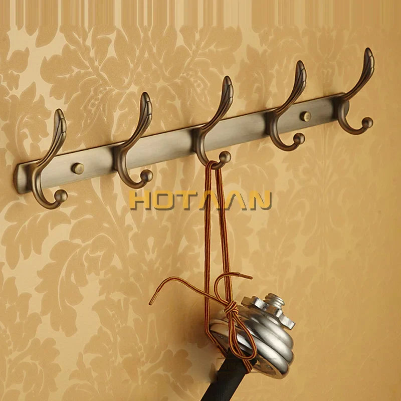 DecorBites™ Antique Brass Robe Hook - Bathroom Accessories and Hardware