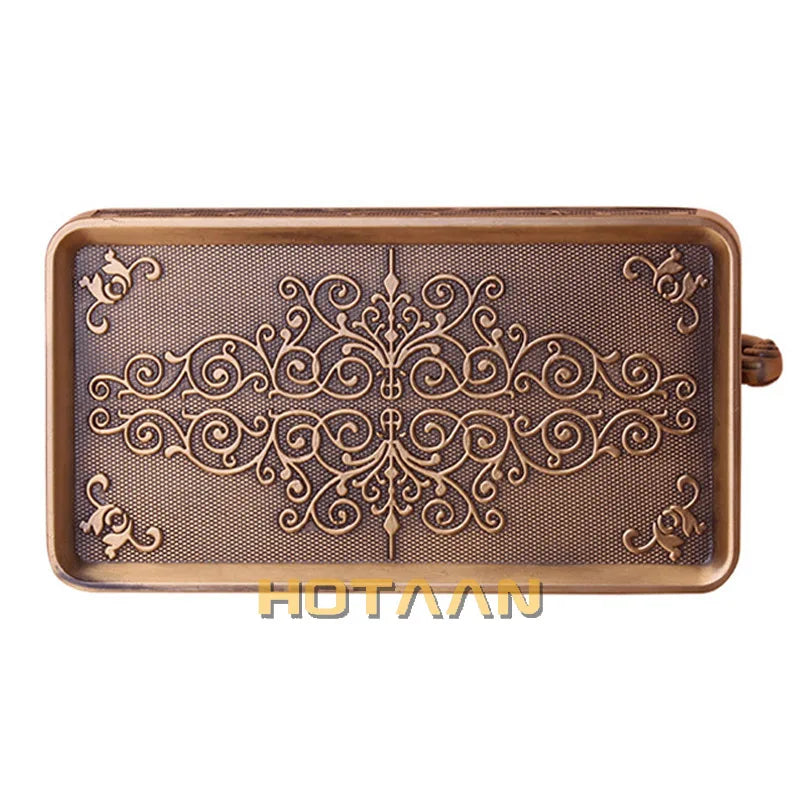 DecorBites™ Brass Toilet Paper Holder Bathroom Storage Rack Accessory