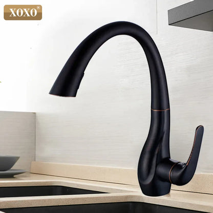 Grifo mezclador de agua extraíble monomando para cocina DecorBites™ Golden