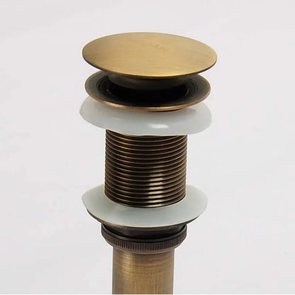 مصرف حوض الحمام المصنوع من النحاس العتيق DecorBites™‎ القابل للفتح لحوض السفينة