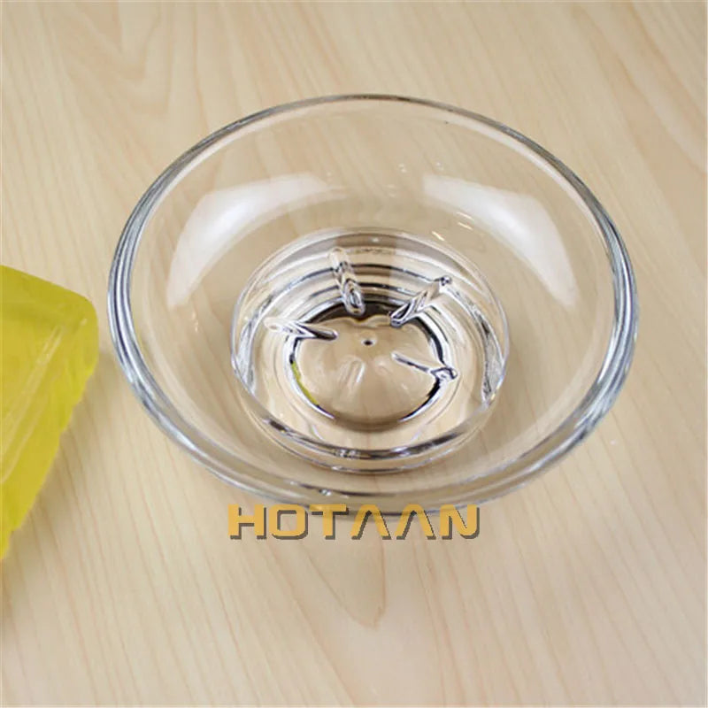 DecorBites™ Glass Soap Dish Bathroom Accessory, Matte Finish