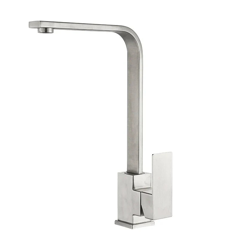DecorBites™ Kitchen Faucet: Brushed Gold/Nickle/Black Hot Cold Mixer Crane Water Tap