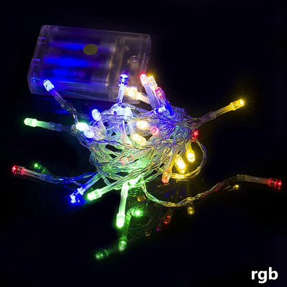 DecorBites™ LED String Lights: Battery Operated & Waterproof for Holiday Parties & Weddings