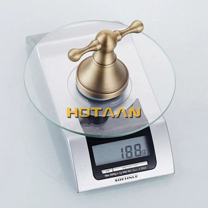 DecorBites™ Antique Bronze Brass Wall Hooks & Racks for Clothes, Towels, Coats & Robes