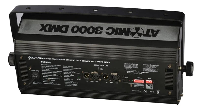 Decorbites™ Luz Estroboscópica DMX 512 de 3000W para Escenarios Discotecas DJ Club Gira