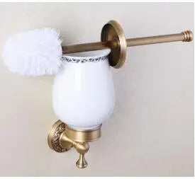 DecorBites™ Carved Antique Bronze Brass Bathroom Accessories Set with Solid Bath Hardware