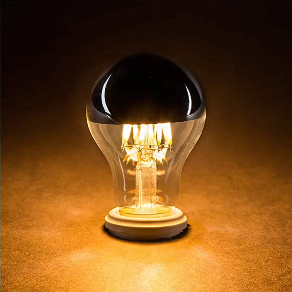 Bombilla LED Filamento™ Decorbites A19 Cúpula Plateada 8W 800lm Atenuable IRC 85 2700K 6000K Cálida Fría