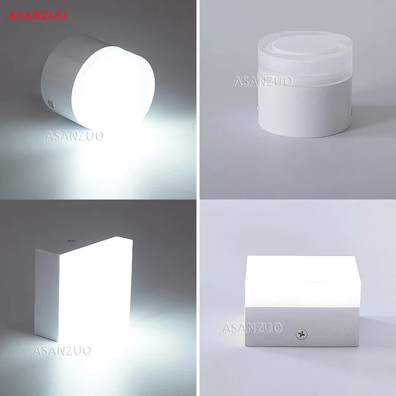 DecorBites™ LED Panel Light Surface Mounted Downlight for Ceiling, 7W-12W, AC85-265V