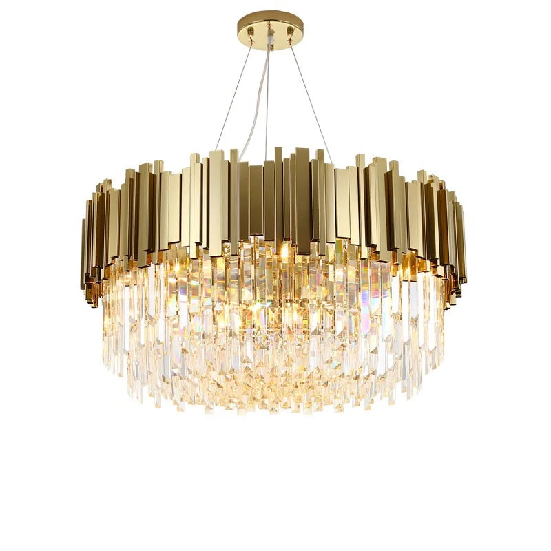 Crystal Gold Ceiling Chandelier