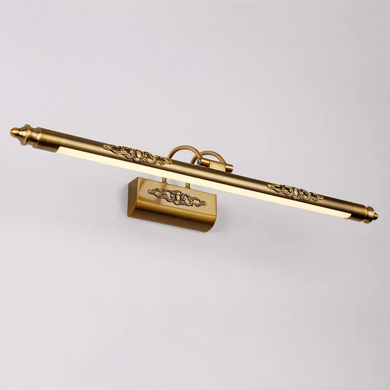 DecorBites™ Bronze Carved LED Vanity Light for Bedroom and Dressing Room