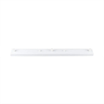 DecorBites™ Ceiling Plate for Three-Lamp Light Fitting: Rectangular Strip Canopy Base