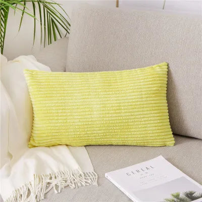 غطاء وسادة مخملي من DecorBites™‎ بنقشة مخملية مزخرفة مقاس 40×60 سم