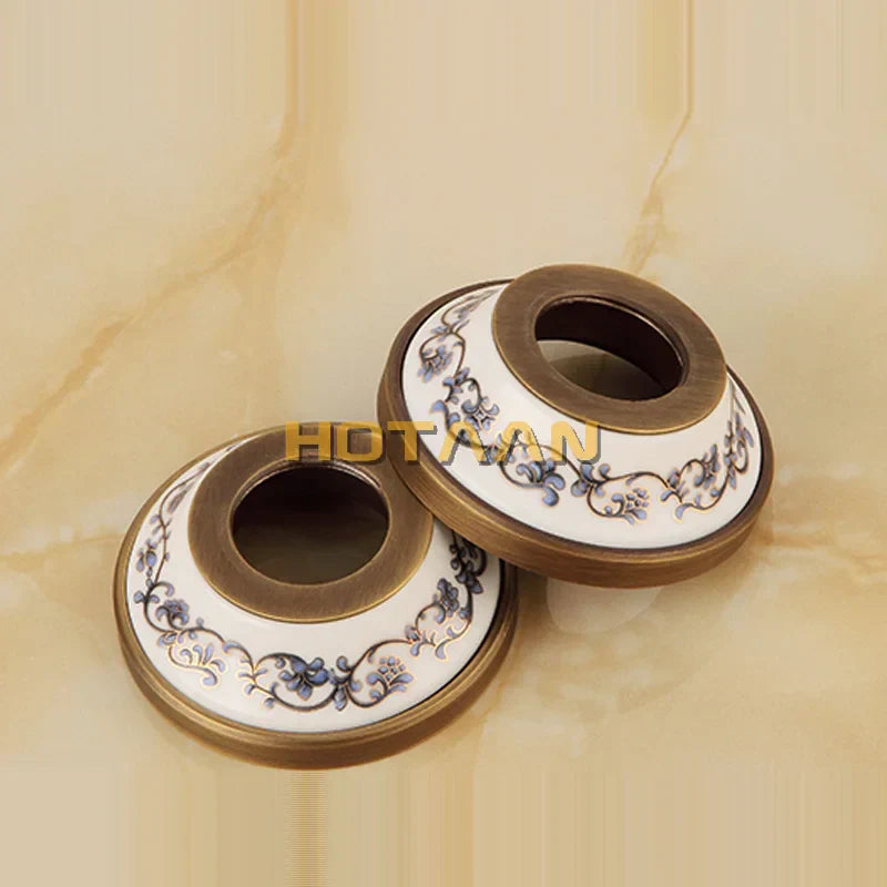 مجموعة رأس دش محمولة من نحاس عتيق من DecorBites™ - صنبور دش مثبت على الحائط