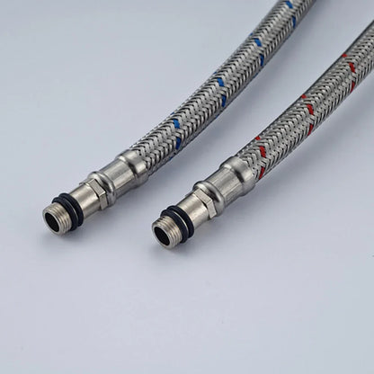 خرطوم سباكة DecorBites™ من الفولاذ المقاوم للصدأ بطول 60 سم للمياه الساخنة والباردة