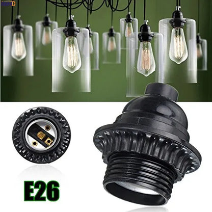 Decorbites™ E27 Lampenfassung mit Schalter 110-220V Fassung Vintage CE UL konform