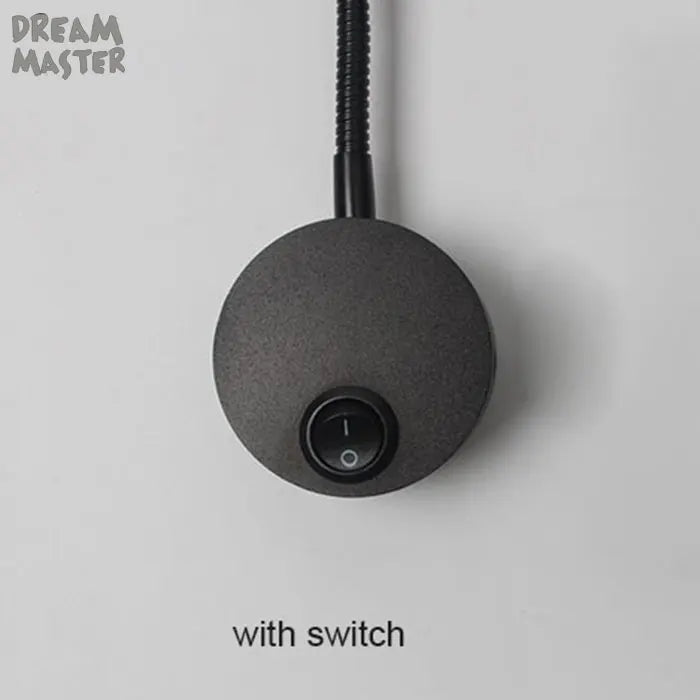 DecorBites™ LED Mirror Light Bedside Lamp | Modern Minimalist Wall Lighting in Black