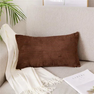 غطاء وسادة مخملي من DecorBites™‎ بنقشة مخملية مزخرفة مقاس 40×60 سم