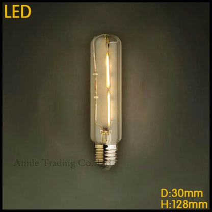 Decorbites™ LED-Filamentlampe E27 T10 T185 T225 T300 Vintage Rohr-Edisonlampe