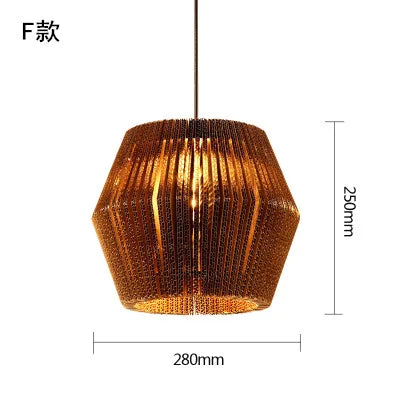 DecorBites™ Chinese Paper Pendant Light for Restaurant Living Room, Southeast Asian Style
