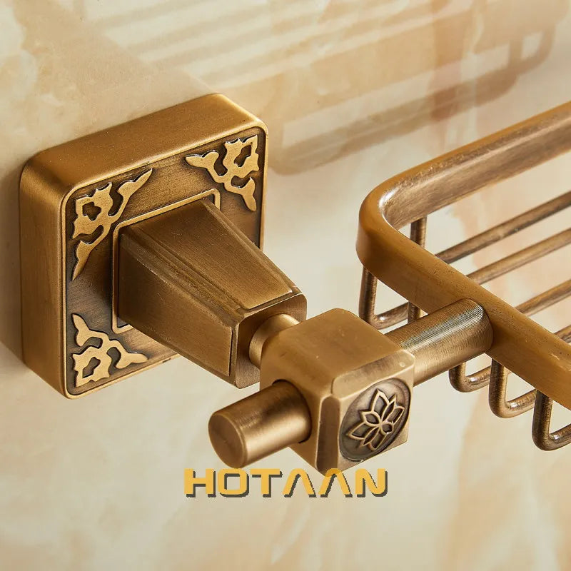 حامل صابون حمام من DecorBites™ مصنوع من النحاس العتيق ومثبت على الحائط