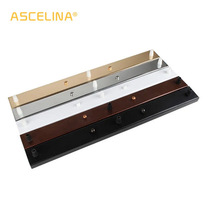 DecorBites™ Ceiling Plate for Three-Lamp Light Fitting: Rectangular Strip Canopy Base
