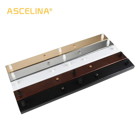 DecorBites™ Ceiling Plate for Three-Lamp Light Fitting: Rectangular Strip Canopy Base