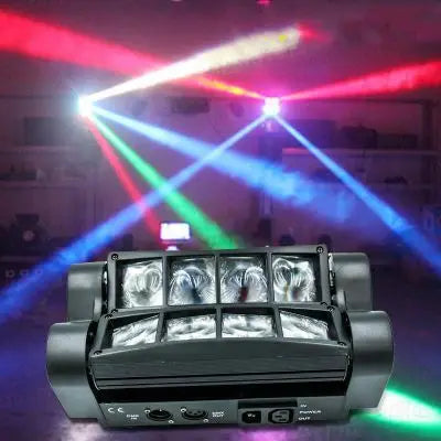 أضواء مسرح DecorBites™ LED Spider Beam بقدرة 8X10 واط لفعاليات حفلات الديسكو KTV DJ