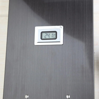 DecorBites™ Dark Nickel Shower Panel with Hand shower, Tub Spout, and Massage System